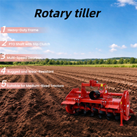 Cultivateurs rotatifs modèle B B155 B180 B205 avec boîte de vitesses multi-vitesses pour tracteur