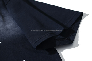 T-shirt pour homme en coton 100% style vintage, imprimé Hell, tricoté, même style - Product Image 5