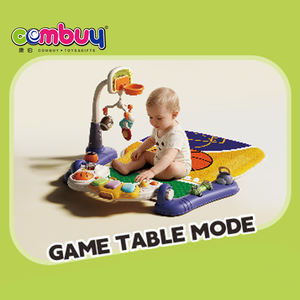 Tapis d'éveil et arche d'activités pour bébé, avec jouets de lit, jouets à hochet, jouets pour l'exercice (position couchée, ramper, assise), jouets pour le basketball et jouets pour le jeu (thème 'Boiled Rattle') - Product Image 6