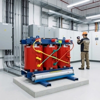 Équipement électrique Transformateur sec triphasé 50Hz en résine moulée SCB14/SCB13 Ganzhong pour centre de données et bâtiment commercial intelligent