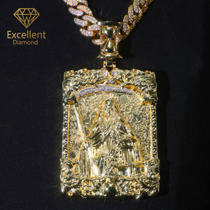 <span class=keywords><strong>Pendentif</strong></span> personnalisé en argent sterling S925 pour homme, bijoux hip-hop, <span class=keywords><strong>pendentif</strong></span> Moissanite, bijoux en diamant de laboratoire, <span class=keywords><strong>pendentif</strong></span> religieux Grim Reaper - Product Image 1