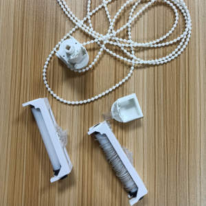 Hệ thống Rèm Roman tùy chỉnh với các thành phần hợp kim nhôm bao gồm đường ray đầu và phụ kiện cho rèm cửa - Product Image 2