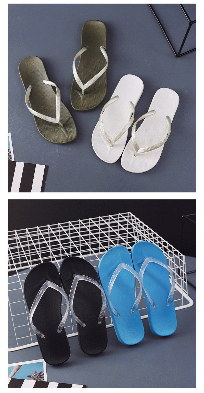 New Candy-colored Quick Drying Filp Flops Slides Shoes Ladies PVC Sandals Slippers for Women