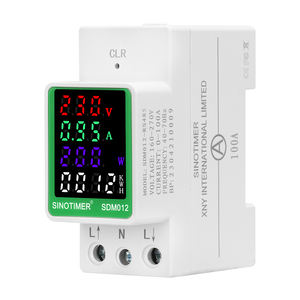 SINOTIMER SDM012 4 1 AC 110V 220V 99A Moniteur de tension, de courant et d'énergie électrique kWH, rail Z40, certifié CE RoHS - Product Image 3