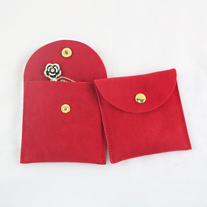 Custom Logo Envelope Jewelry Pouch Bag Velvet Jewelry Packaging Bags Gift Bag Suede Microfiber Pouch with Insert Pad for Jewelry - Product Image 2