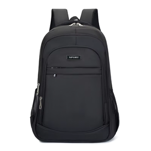 Sac à dos unisexe de grande capacité, imperméable, antivol, pour ordinateur, tendance, avec fermeture éclair à motif géométrique, 20-39L - Product Image 2