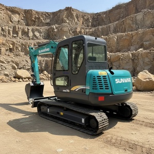 Utilisé pour l'excavatrice sur chenilles 60E 70 Mini avec moteur, boîte de vitesses et engrenages, 7 tonnes, bien entretenue pour l'hydraulique - Product Image 1