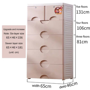 Cajones de plástico para almacenamiento de muebles, cajonera clásica de plástico - Product Image 6