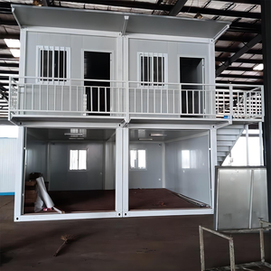Giá rẻ prefab kim loại 10 20 30 ft 40 feet khách gấp container nhà chế tạo có thể gập lại container nhà với cầu thang - Product Image 1