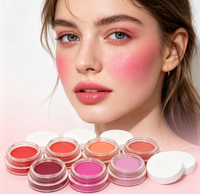 Palette vide pour blush crème minérale avec finition mate, protection solaire et résistant à l'eau, maquillage DIY pour carnations foncées/claires
