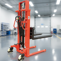 Gerbeur entièrement électrique chariot élévateur matériel auto-chargement et déchargement gerbeur 1.5ton 2ton semi-électrique palette empileur chariot élévateur