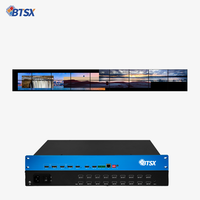 Processeur vidéo 4K60 4 entrées 18 sorties avec commutation fluide et modes de contrôle multiples (IR/RS232/TCP/IP) pour usage commercial