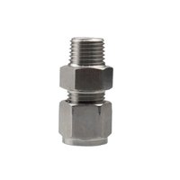 Connecteur rapide à quatre voies en laiton nickelé mâle 9,52 mm (1/8 po) haute pression pour systèmes de brumisation et d'atomisation de tuyaux PE