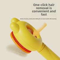 Peigne en plastique pour enlever les poils de chat, outil de démêlage, brosse de massage pour chats, chiens, accessoires pour animaux de compagnie