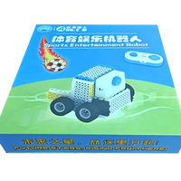 Kit de Robótica de Fútbol con Bloques de Construcción ABS de Seis Lados y Control Remoto, Preprogramado para Niños de 4 a 7 Años, Educación Temprana
