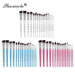 Juego de 17 Pinceles Profesionales Panwenbo para <span class=keywords><strong>Pintar</strong></span> Caras y Cuerpo, Set de Pinceles para Artistas de Pintura Facial - Product Image 3