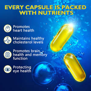 Huile de poisson des grands fonds 2200mg en capsules molles, marque privée OEM/ODM, complément d'oméga-3 pour renforcer l'immunité des adultes - Product Image 6