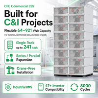 Sistem Penyimpanan Energi Modular Tegangan Tinggi LiFePO4 BESS 314Ah 8000 Siklus Paket Baterai Industri BMS Bertenaga AI 10 Tahun