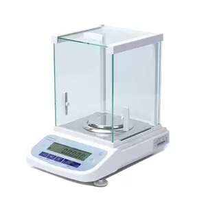 Balanza analítica de precisión digital LCD de 220g y 0,1 mg, balanza de laboratorio de 0,0001G