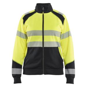 BLAKLADER - 350825283399XXXL Sweat-shirt haute visibilité pour femme avec fermeture éclair jaune haute visibilité/noir-EAN 7330509933572 HI-VIS WORKWEAR - Product Image 1