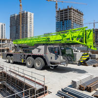 Grue sur camion hydraulique Zoomlion ZTC1000VS562 de 100 tonnes, grue mobile robuste pour la construction, grue à flèche, grue sur camion