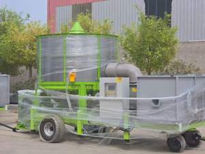 Séchoir à tambour mobile pour céréales, équipement agricole de séchage pour maïs et riz, options de chauffage multiples, transformation alimentaire - Product Image 1