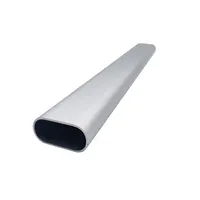 Tubería ovalada de aluminio 6061 6063 t6, tubo redondo de extrusión de tamaño pequeño, en venta