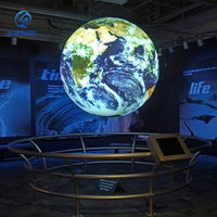 Stock de Fábrica 360 °   Pantalla LED Esférica Personalizada, Pantalla LED de Globo con Diámetro a Medida para Centros Comerciales, Exposiciones, Museos de Ciencia