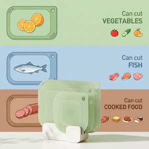 Planches à découper personnalisées avec logo, petites, en matériau PP recyclable, antidérapantes, pour le pain, la <span class=keywords><strong>pizza</strong></span>, les aliments, pour la cuisine - Product Image 5
