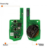 Xhorse XEMQB1EN vvdi-llave universal superremota, V-W botón MQB 3 con Chip integrado, versión en inglés, la mejor calidad