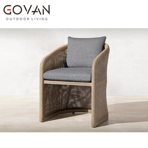 Muebles de jardín al aire libre, silla de Patio de teca con ratán, comedor, nuevo diseño - Product Image 4