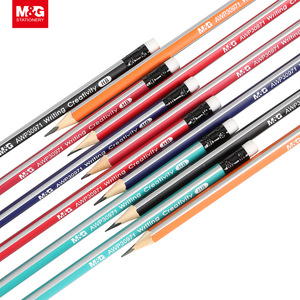 M & G vendita calda <span class=keywords><strong>matita</strong></span> <span class=keywords><strong>ergonomica</strong></span> triangolare in legno <span class=keywords><strong>matita</strong></span> promozionale in legno HB con gomma forniture di cancelleria per la scuola <span class=keywords><strong>matita</strong></span> in legno popolare - Product Image 3