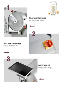 Germoglio di bambù Barbabietole <span class=keywords><strong>Carote</strong></span> Del Bambino Macchina di Taglio Elettrico Frutta E Verdura Piantaggine Manioca Chips di Banana Affettatrice Macchina di Taglio - Product Image 3