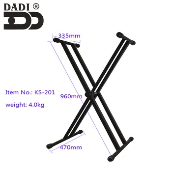 Dadi Hot sale professional stand accessories Classical Single Double X Style Keyboard Stand Customizable size