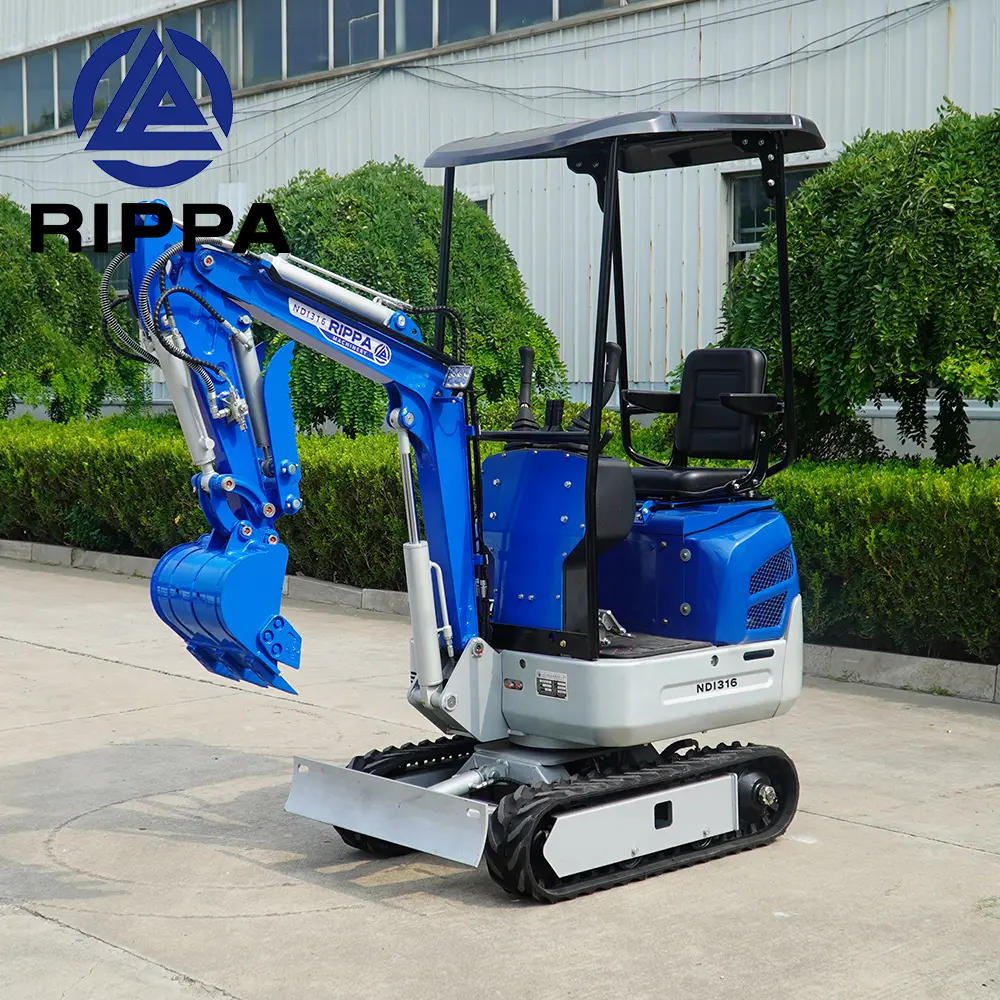 Rippa 1Ton 2Ton mikro Scavatore süper Escavatore mikro Dig ekskavatör EPA onaylı Bager satılık