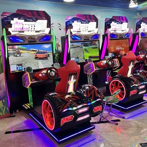 Large Arcade City Simulation Full Motion Racing Motorcycle New Commercial Entertainment Facility <b>Machine</b> - Product Image 3