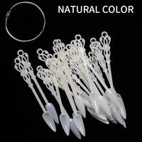 24 faux ongles en forme d'éventail, avec carte de couleurs, en ABS, pour ongles et motifs pré-dessinés