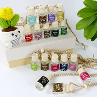Diffuseur d'huiles essentielles pour voiture, 8 ml, longue durée, à suspendre, parfum d'ambiance portable, aromathérapie, rafraîchisseur d'air automobile