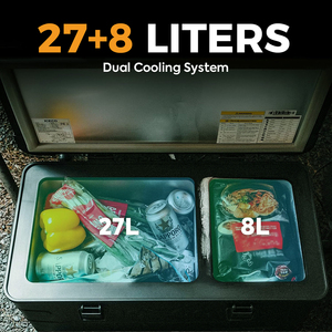 Réfrigérateur à compresseur silencieux ICECO MCD35W 35L, ≤38dB, -20°C ℃ ~20 ℃ pour les voyages en <span class=keywords><strong>camping</strong></span>-<span class=keywords><strong>car</strong></span> et les road trips - Product Image 5