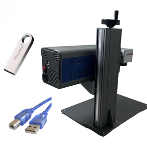 Machine de marquage laser portable de qualité supérieure, type portable, laser CO2 20w 30w, fabricant pour les petites entreprises HANS - Product Image 3
