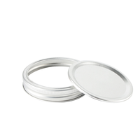Couvercles de mise en conserve à bouche régulière 70mm 86mm deux pièces couvercles séparés et bouchon à vis en métal fendu pour pot Mason
