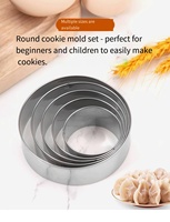 2025 nouveaux outils de gâteau ronds en acier inoxydable moule à Biscuit et moule de coupe de peau de boulette pour Gadget de cuisson de cuisine et cuisson