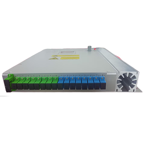 1550nm EDFA amplificador óptico 16 puertos 22dbm CATV combinado HFC <span class=keywords><strong>fibra</strong></span> óptica Mejor Precio Oferta para uso en red SC - Product Image 1
