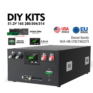 NewJK Apexium bricolage 16S 48V 51.2V 300ah 15kw batterie au Lithium Kits <span class=keywords><strong>de</strong></span> bricolage Lifepo4 <span class=keywords><strong>EVE</strong></span> Mnb31 314ah 280ah boîtier <span class=keywords><strong>de</strong></span> batterie EU Stock - Product Image 1