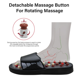 Chaussures de massage à pierres <span class=keywords><strong>pour</strong></span> acupuncture, pantoufles de réflexologie <span class=keywords><strong>pour</strong></span> les <span class=keywords><strong>pieds</strong></span>, chaussures de <span class=keywords><strong>marche</strong></span> aux pierres <span class=keywords><strong>pour</strong></span> le soin des <span class=keywords><strong>pieds</strong></span> - Product Image 2