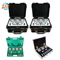 Kit complet de manomètres hydrauliques pour l'entretien et la réparation d'équipements lourds