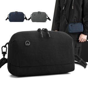 กระเป๋าสะพายข้างผู้หญิงวีพาวเวอร์ช่องใส่ของหลายช่องน้ำหนักเบาพกพาสะดวกสีดำสีเทาสีน้ำเงินเข้มกระเป๋าสะพายข้างสีทึบ - Product Image 5