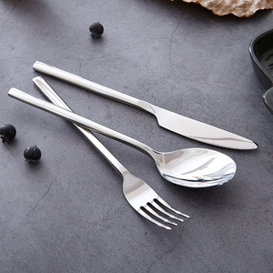 Cao cấp Bồ Đào Nha dao kéo thép không gỉ muỗng nĩa dao 4 cái Flatware <span class=keywords><strong>Set</strong></span> cho đám cưới - Product Image 3