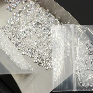 SICGEM Cheap Price White D Color VVS1 Round Brilliant Lab Grown Melee Diamond Loose Moissanite Stone
