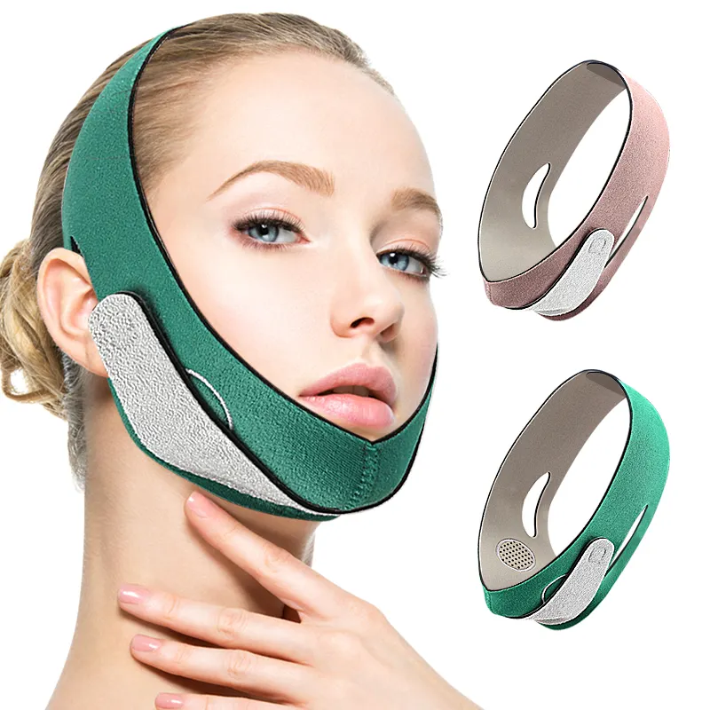 Viso dimagrante V line doppio mento riduttore mento fino maschera per Lifting viso a forma di V maschera per viso dimagrante